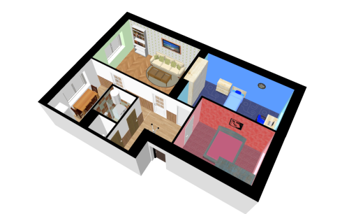 Byt 3+1 Kněžpole - půdorys