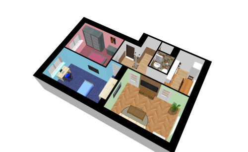 Byt 3+1 Kněžpole - půdorys