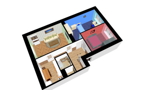 Byt 3+1 Kněžpole - půdorys