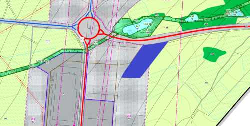 Komerční pozemky Rumburk - územní plán